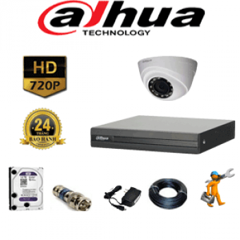 Trọn Bộ Camera Dahua 1080 FUL HD 1 Mắt